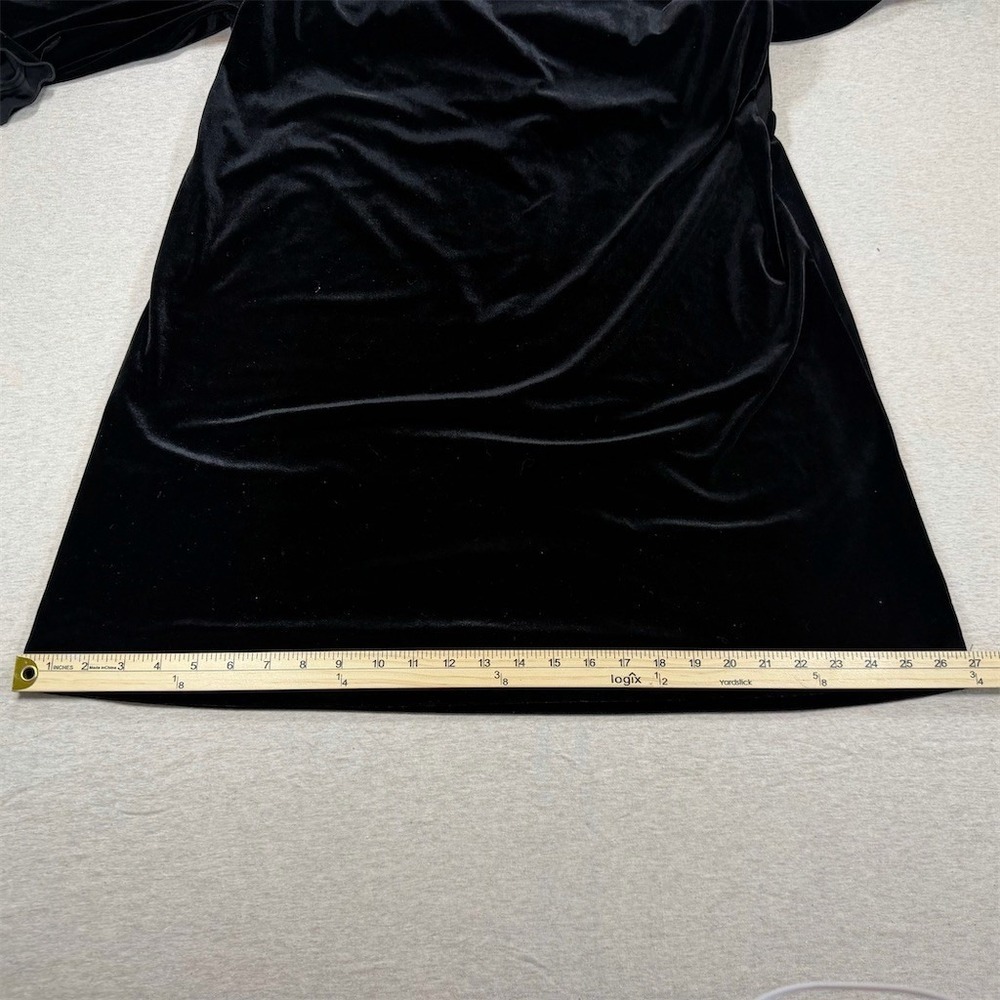 Northern Reflections Dress Womens Size 16 Black Fit & Flare Midi Scoop - Picture 8 of 10